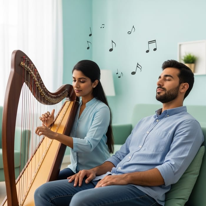 Music Therapy: Healing Relaxation Session with Therapist