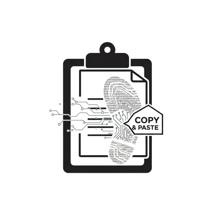Copy and Paste Digital Footprint Icon Copy and Paste Digital Footprint Icon