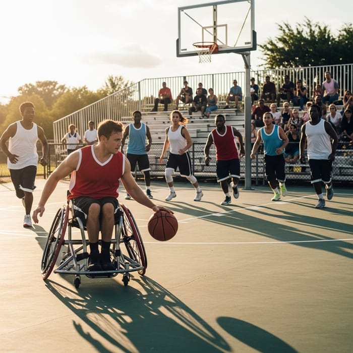 Empowering Diversity: Inclusive Handicap Basketball Game