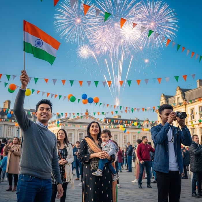 Republic Day Picture: Vibrant Celebrations and Diverse Crowds Republic Day Picture: Vibrant Celebrations and Diverse Crowds