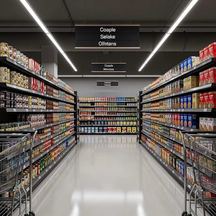3D Modern Grocery Store Aisle Experience 3D Modern Grocery Store Aisle Experience