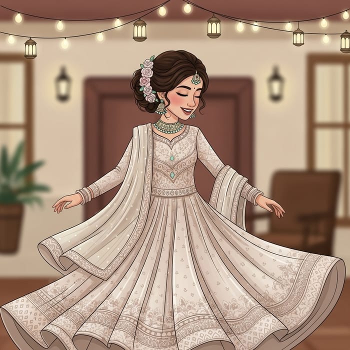 Delightful South Asian Wedding Scene - Exquisite Details & Festive Ambience
