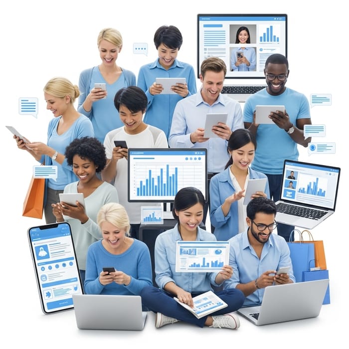 Dynamic & Colorful Digital Interaction with People and Technology