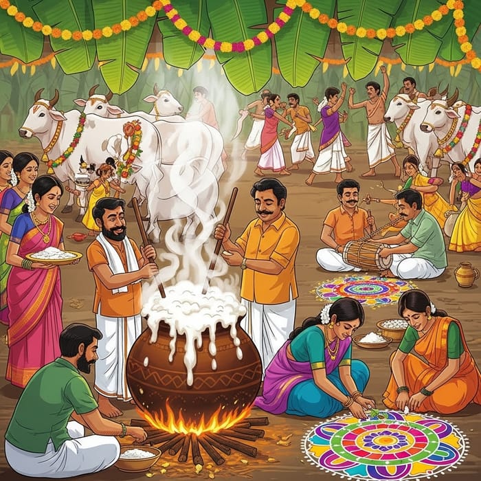 Pongal Festival Celebration: Abundance & Prosperity