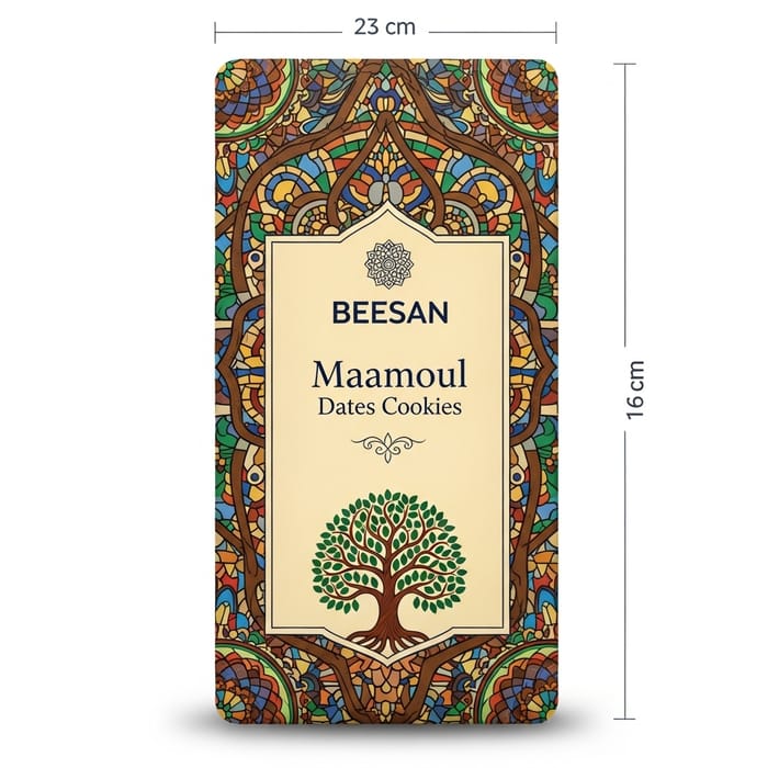 Luxurious Maamoul Dates Cookies Packaging | Palestinian Cultural Heritage Luxurious Maamoul Dates Cookies Packaging | Palestinian Cultural Heritage