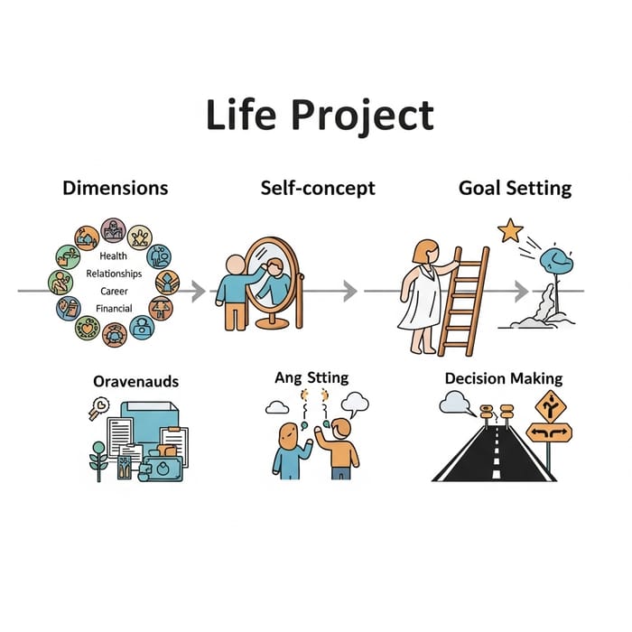 Life Project Timeline: Elements - Dimensions, Self-Concept, Goal Setting, Decision Making