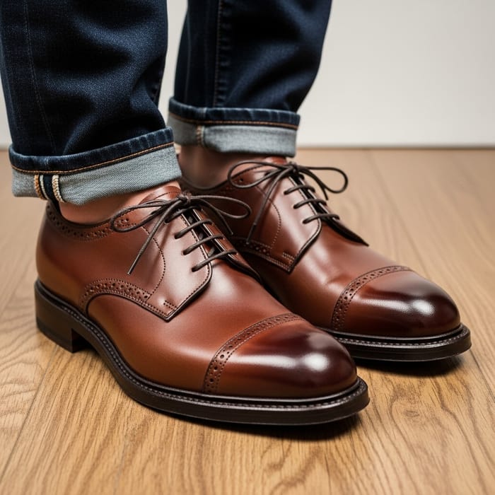 Handcrafted Vintage Leather Shoes in Deep Brown | ZAPATOS Handcrafted Vintage Leather Shoes in Deep Brown | ZAPATOS