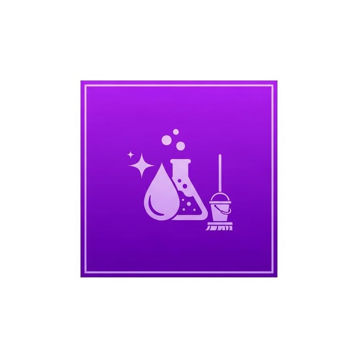 Vibrant Purple Household Chemicals Separator - 35x35 Vibrant Purple Household Chemicals Separator - 35x35