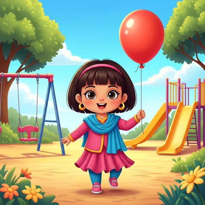 Happy Child Playing in the Sunshine | Joyful Moments