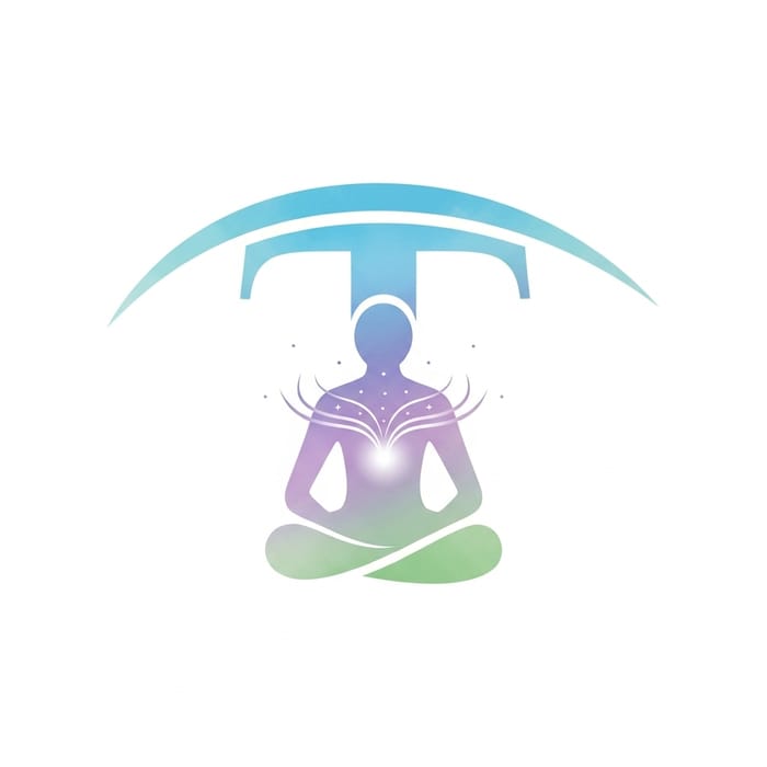 Inspirational 'T' Logo Design in Tranquil Colors