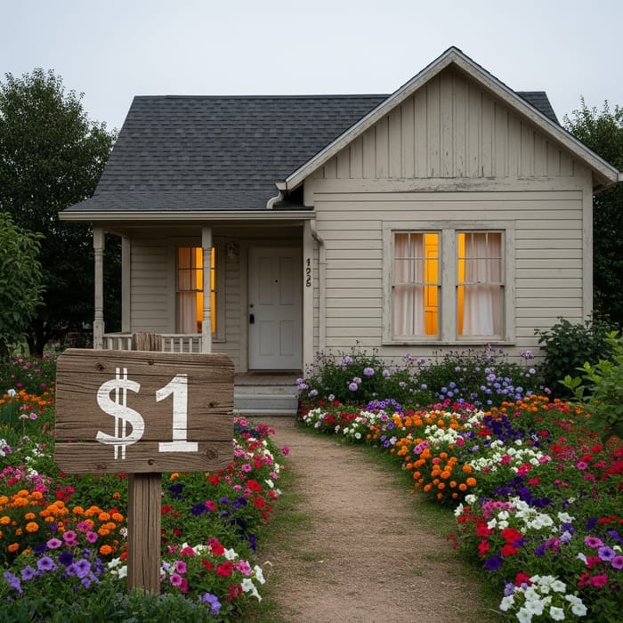 Affordable Living: Casa de 1$ Affordable Living: Casa de 1$