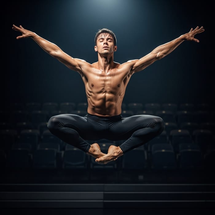 Hyperrealistic Dancer Image - Dynamic Dance Representation