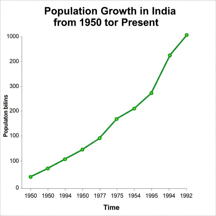 India Population Trends: Data Graph Analysis