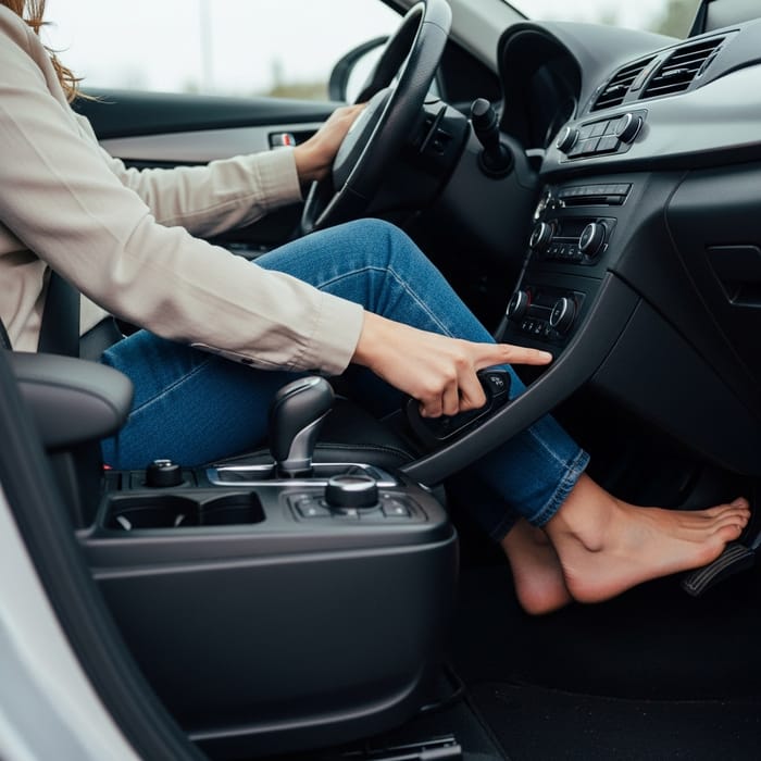 Barefoot Driving: A Unique Perspective on Car Control