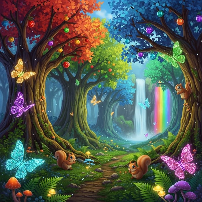 Enchanted Forest: Whimsical Magic & Unusual Wildlife