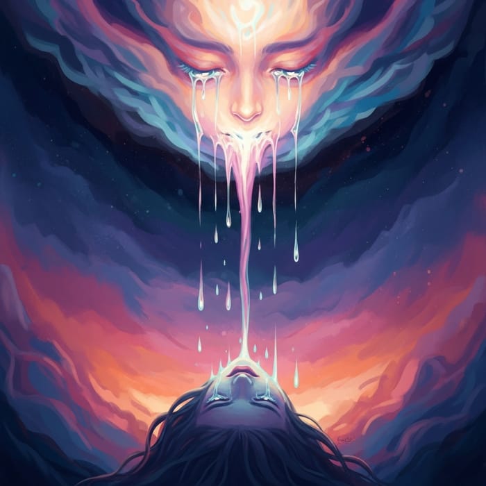Mystical Ethereal Tears | Surrealistic Celestial Artwork Mystical Ethereal Tears | Surrealistic Celestial Artwork
