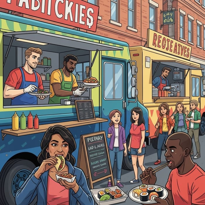 Explore a Thriving Multicultural Street Food Culture Explore a Thriving Multicultural Street Food Culture