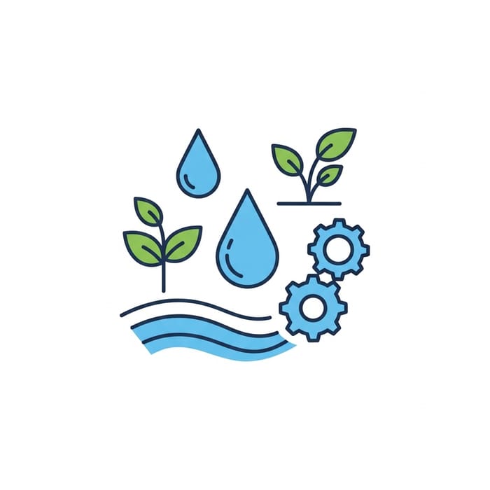Powerful Agriculture Water Saving Invention Icon Powerful Agriculture Water Saving Invention Icon