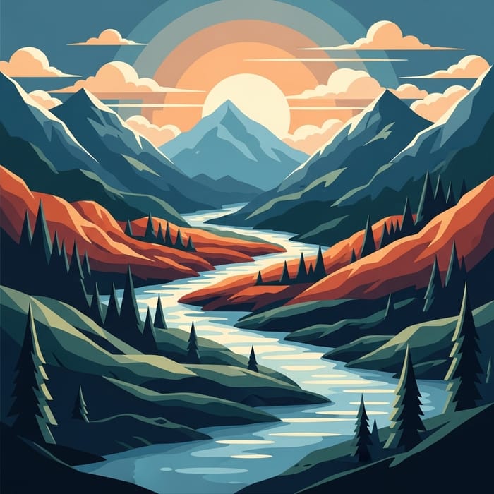 Dynamic Landscapes | Abstract Patterns & Colors