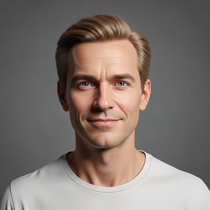 Portrait of a White Man