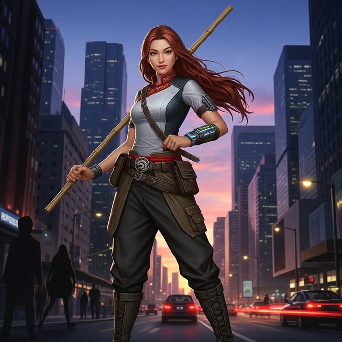 Original Female East Asian Character Design for Comics | Imaginative OC Artwork Original Female East Asian Character Design for Comics | Imaginative OC Artwork