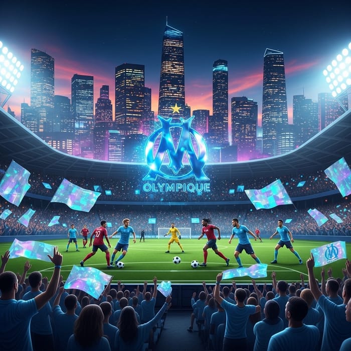 Futuristic Olympique de Marseille Design