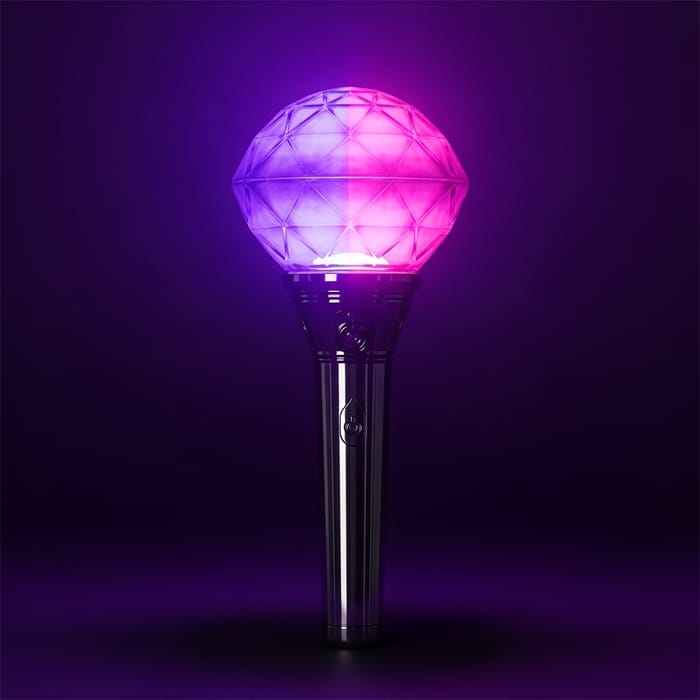 Kpop Lightstick: Purple & Pink Glow for Concert Support Kpop Lightstick: Purple & Pink Glow for Concert Support