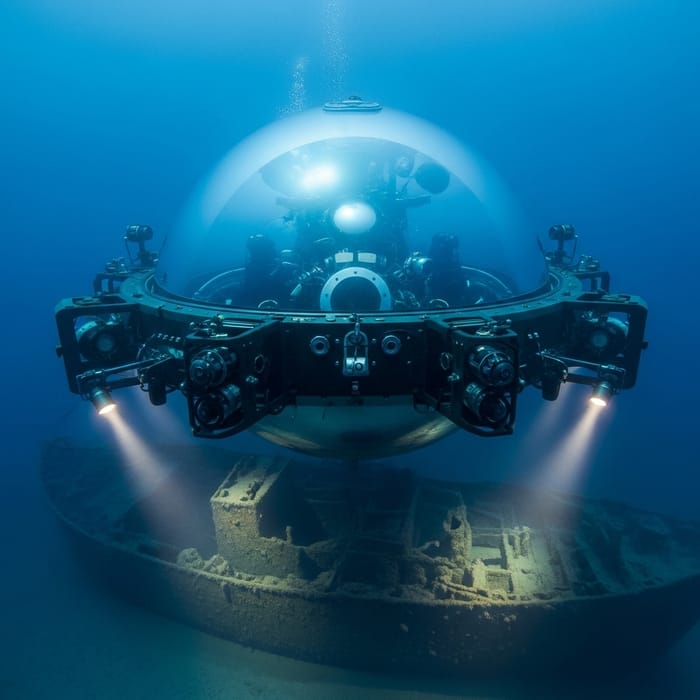 Exploring Shipwrecks: Dome Bathyscaphe in Underwater Research