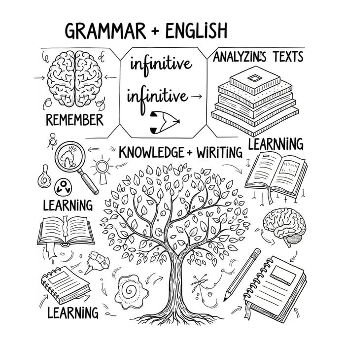 Grammar, English, Writing, Infinitive, Taxonomy, Remember, Analyze, Texts, Learning Grammar, English, Writing, Infinitive, Taxonomy, Remember, Analyze, Texts, Learning