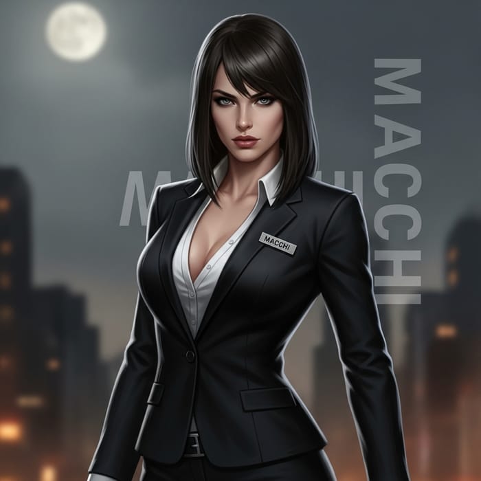 Mysterious Woman Resembling Action Movie Character 'Macchi'