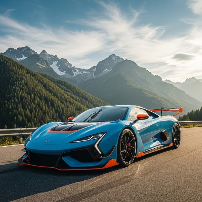 2023 Porsche GT3 RS in Scenic Landscape