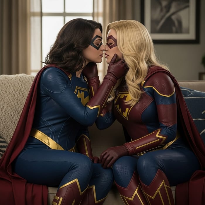 Kate Bishop and Elena Belova: Hawkeye Girls Kissing Scene