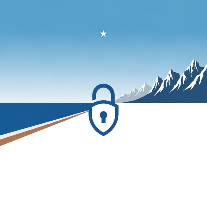 Minimalist Security Image: Symbolizing Safety in Chile Minimalist Security Image: Symbolizing Safety in Chile