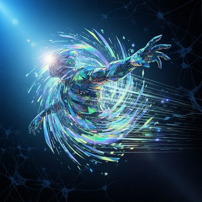 AI Abstract Posing Image