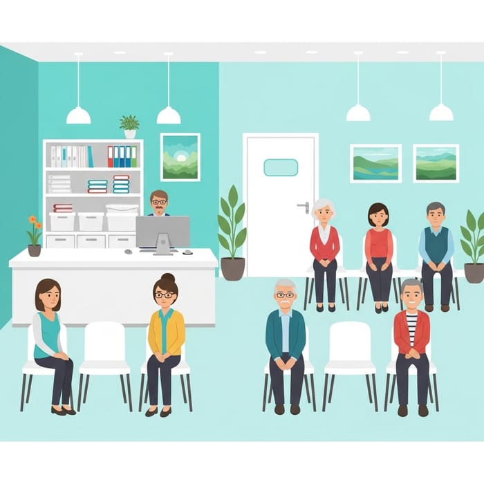 Minimalist Medical Clinic Reception Design Minimalist Medical Clinic Reception Design