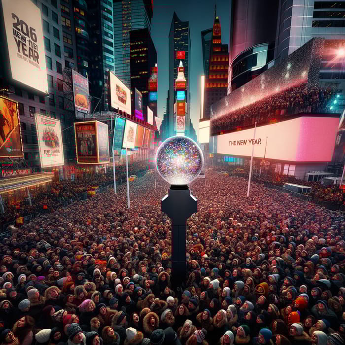 Times Square Ball Drop Celebration Times Square Ball Drop Celebration