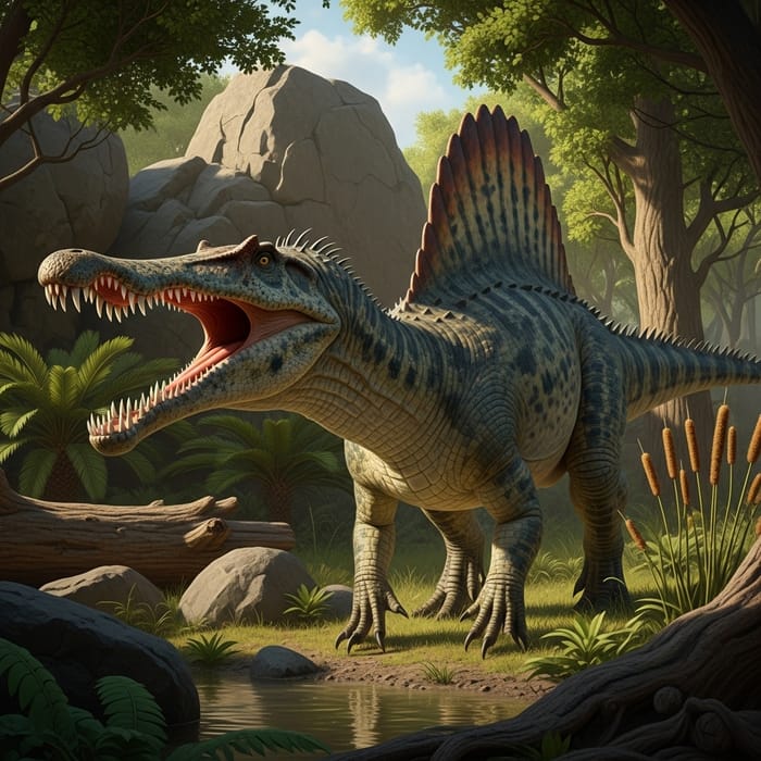 Detailed Spinosaurus Moroccanus Image | Dinosaur Anatomy Revealed