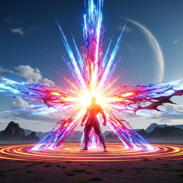 Fiery Gas Emanating from DragonBall Super Heaters