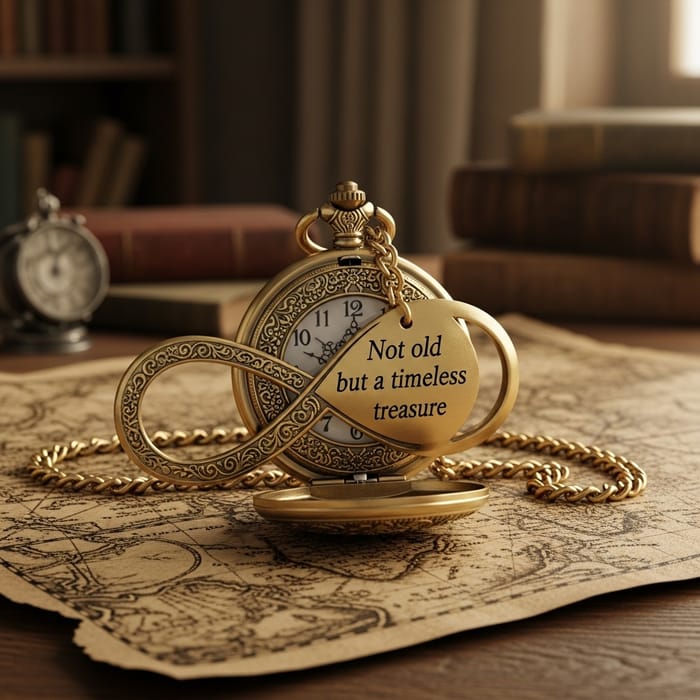Timeless Treasure: Rare Artifact & Symbolic Illustration