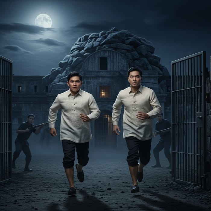 Escape of Jose Rizal and Ilias: Moonlit Filipino Attire Run