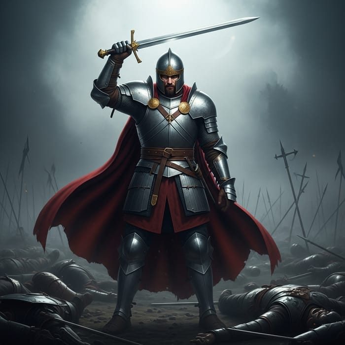Victorious Warrior Portrait | Professional 4K Photography