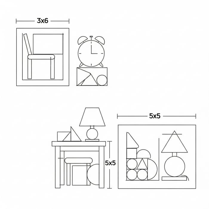 Everyday Objects from Basic Geometric Shapes | Creative Design Ideas Everyday Objects from Basic Geometric Shapes | Creative Design Ideas