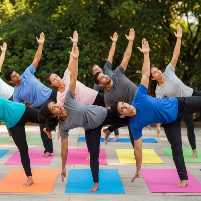 Vibrant Yoga Practice Outdoors | Energize Your Routine Vibrant Yoga Practice Outdoors | Energize Your Routine