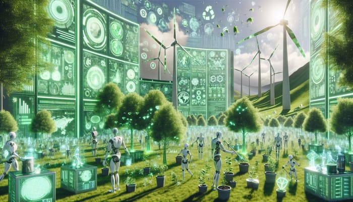 AI for Environmental Sustainability: A Futuristic Vision