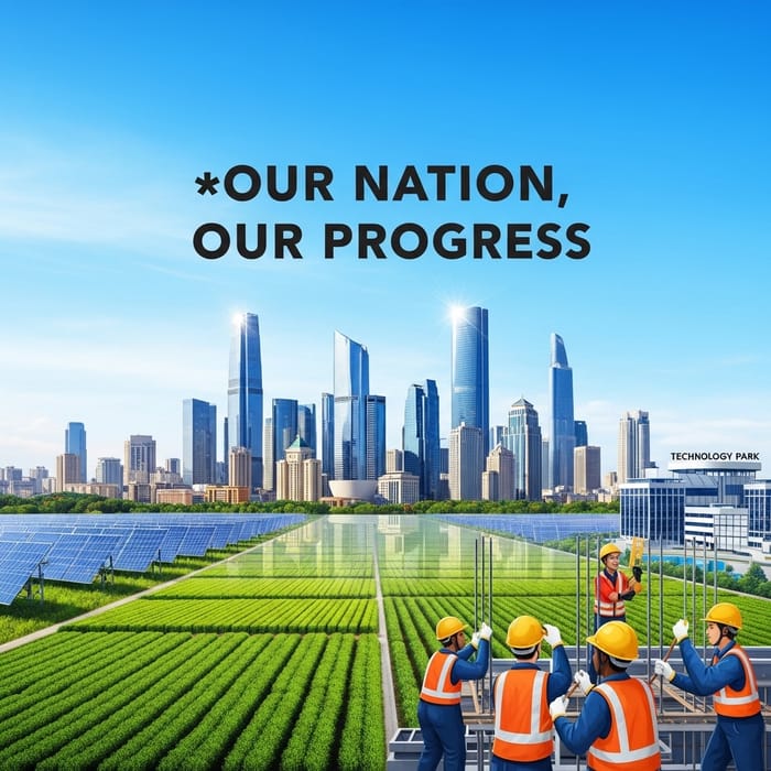 National Development Poster: Unity in Progress National Development Poster: Unity in Progress