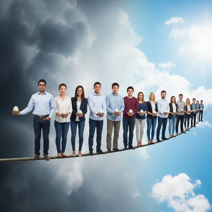 Dark Future of Young People's Retirement | Diverse Individuals Face Uncertainty