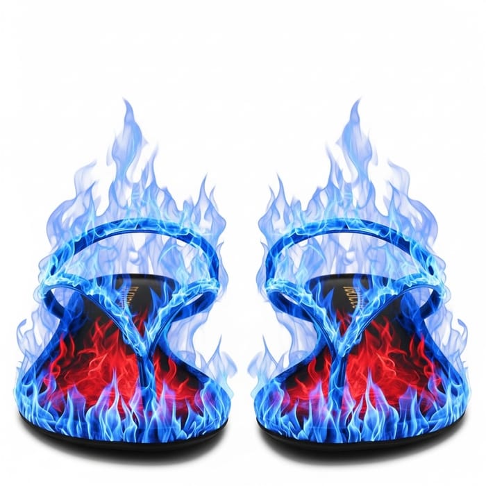 Ultra HD 4K Picture: Red and Black Thin Strings from Blue Flame Ultra HD 4K Picture: Red and Black Thin Strings from Blue Flame