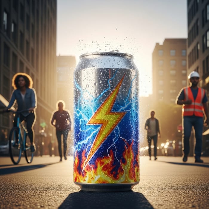Energizing Energy Drink in Urban Setting