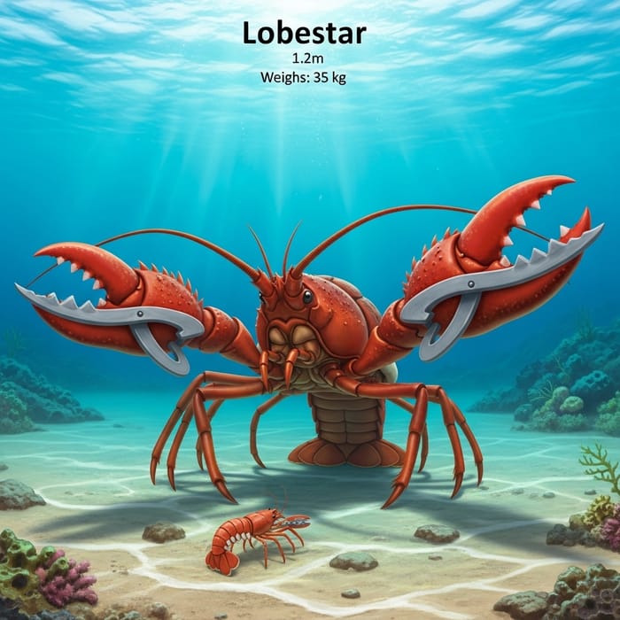 Meet Lobstar: The Aquatic/Fighting Pokémon