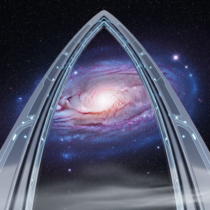 Futuristic Gateway to the Galaxy | Explore Space Journey Futuristic Gateway to the Galaxy | Explore Space Journey